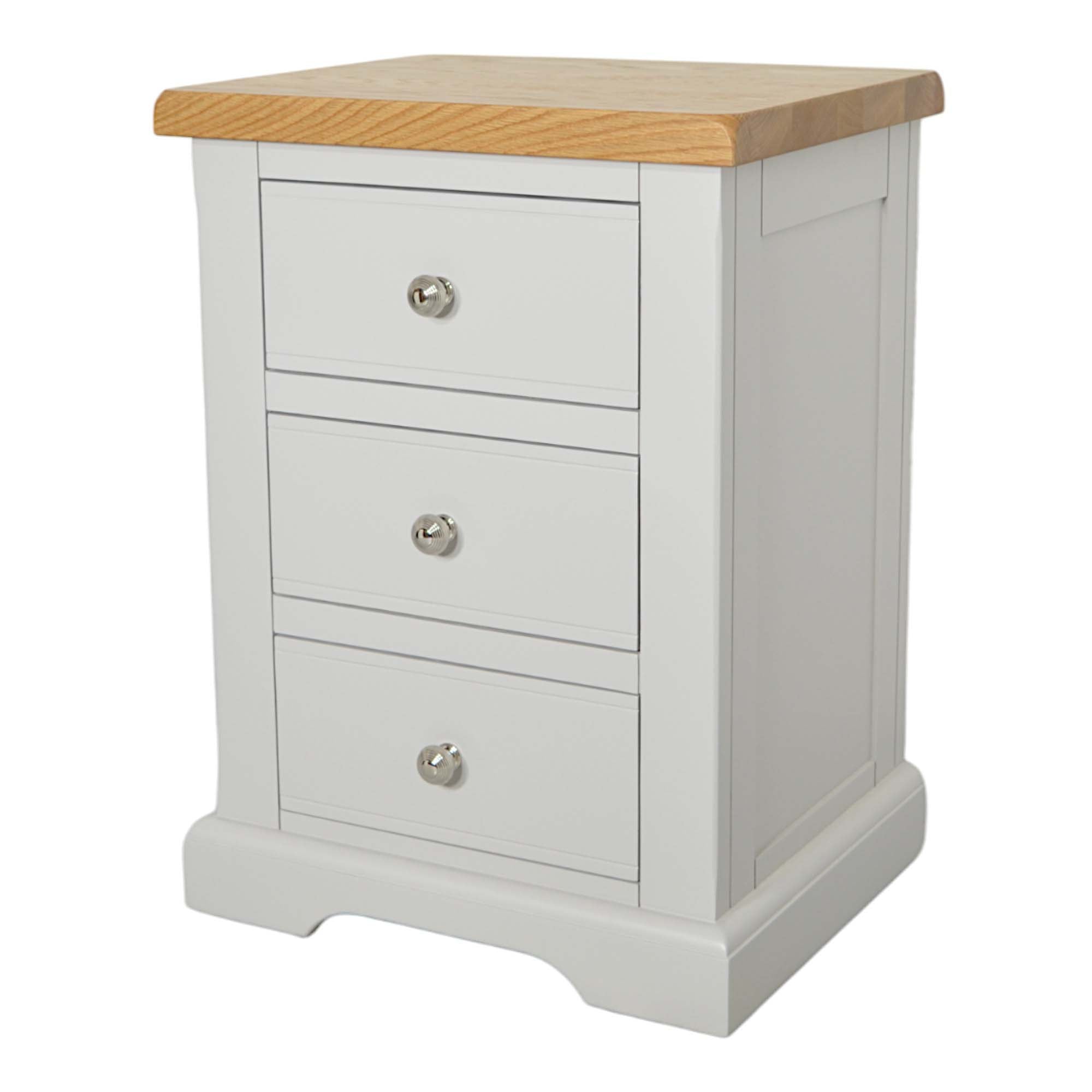 Oxford Painted 3 Drawer Bedside