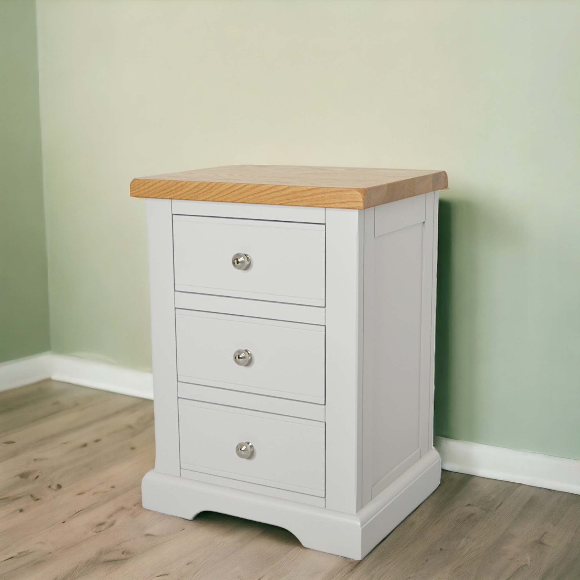 Oxford Painted 3 Drawer Bedside