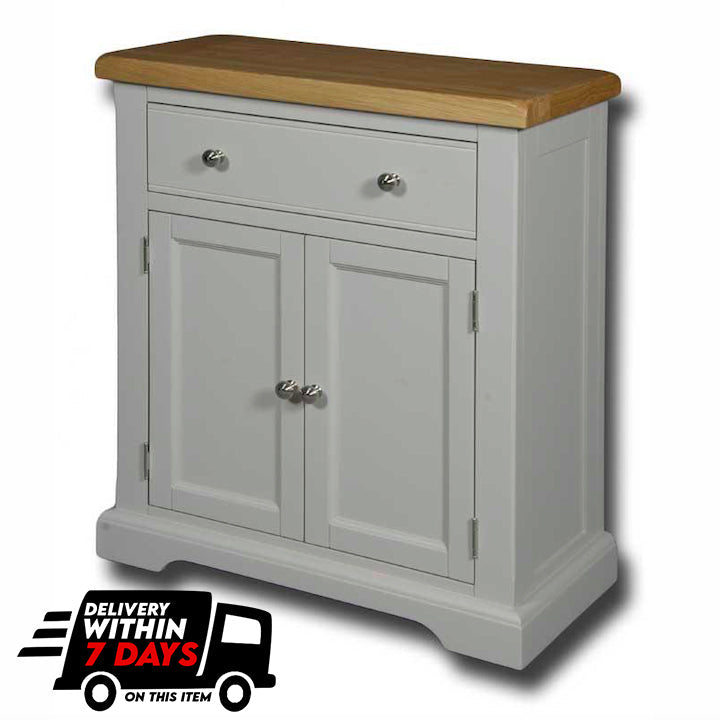 Oxford Painted 1 Drawer 2 Door Cabinet