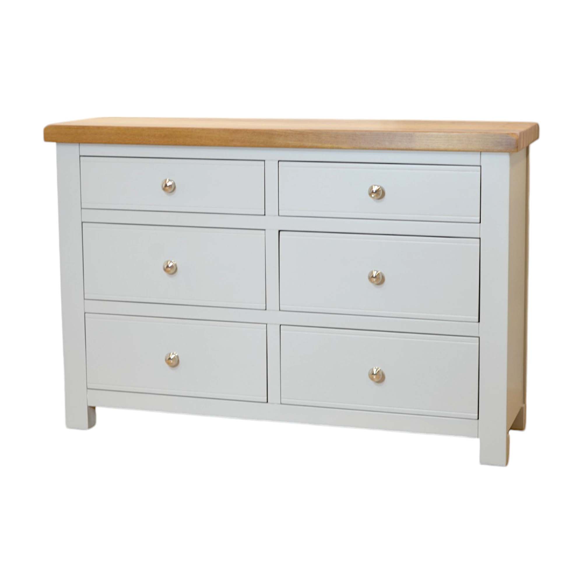 Oxford Painted 6 Drawer Wide Chest