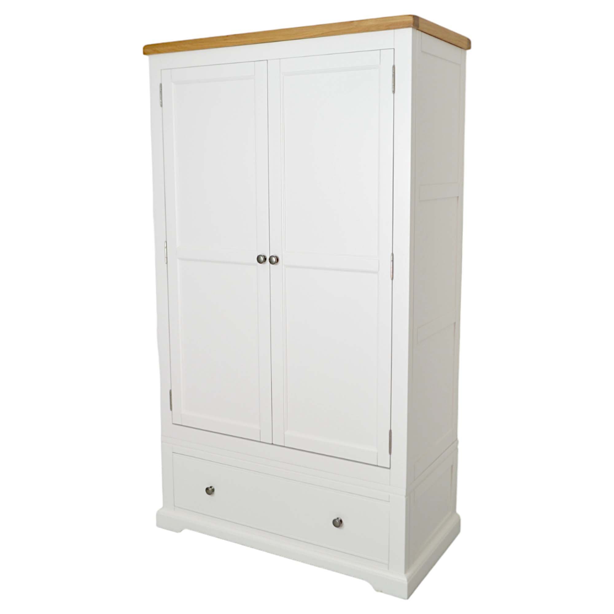 Oxford Painted 2 Door 1 Drawer Double Wardrobe