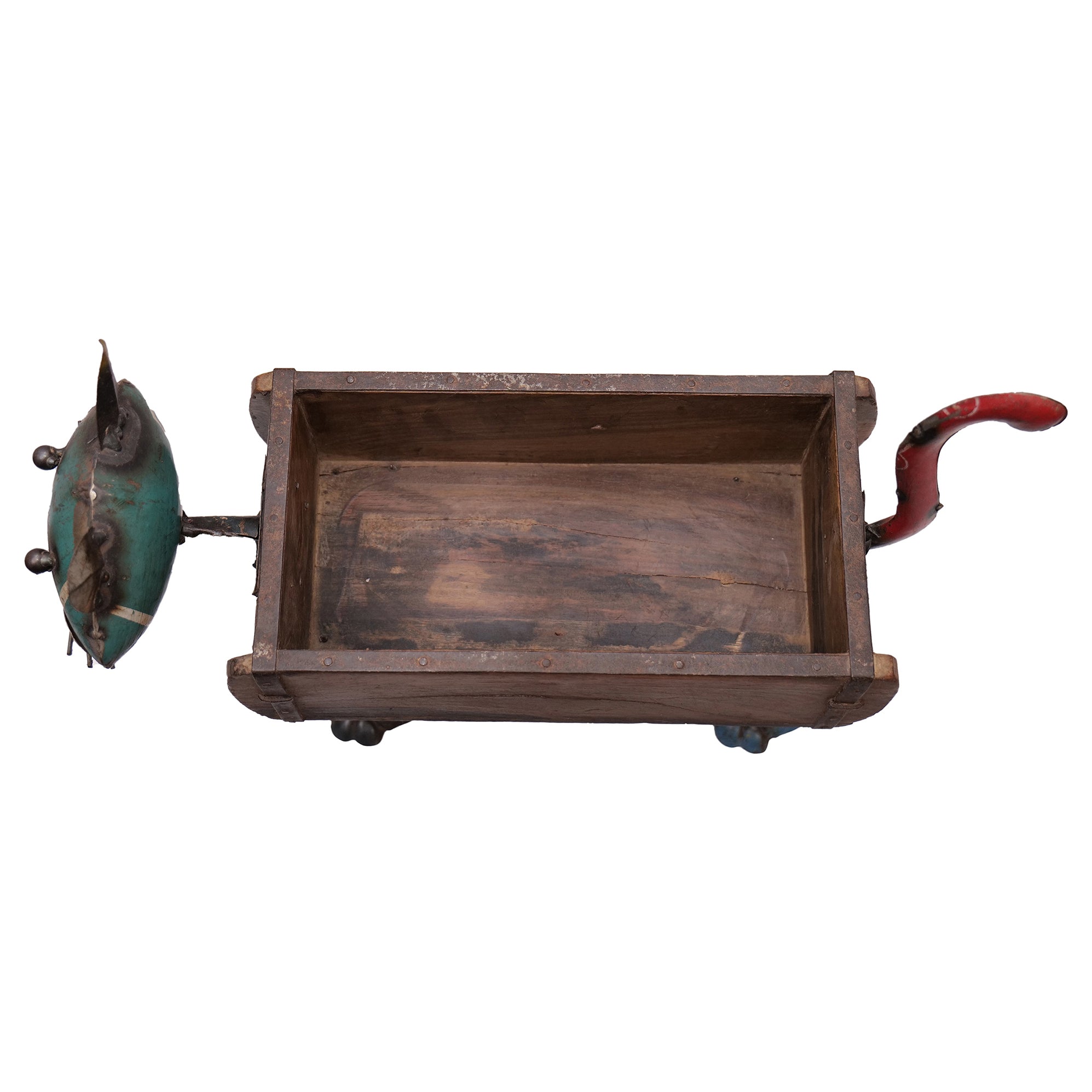 Rustic Vintage Cat Brick Mould Planter / Storage Box