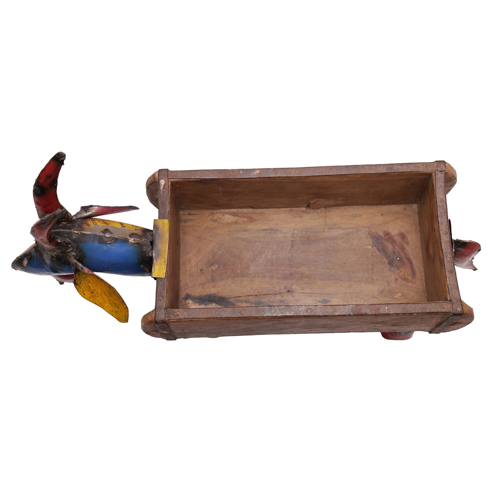 Rustic Vintage Goat Brick Mould Planter / Storage Box