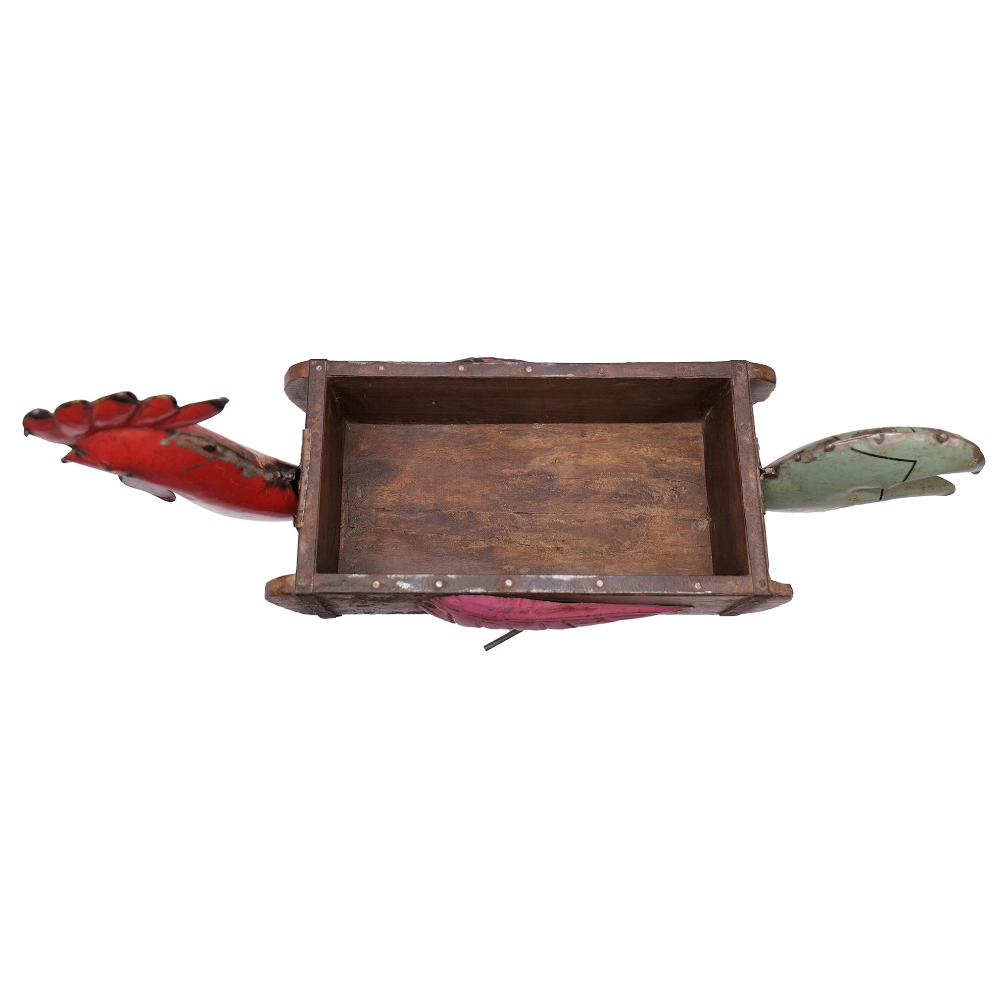Rustic Vintage Rooster Brick Mould Planter / Storage Box