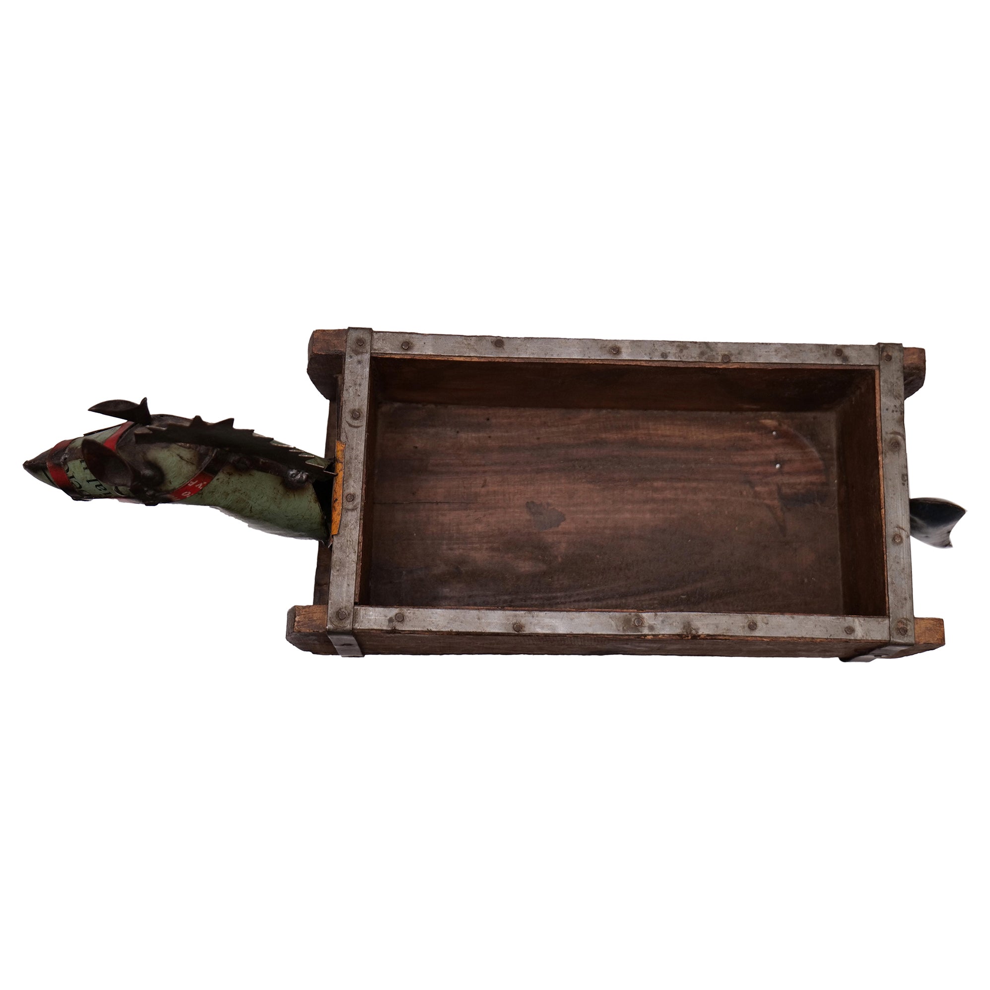 Rustic Vintage Horse Brick Mould Planter / Storage Box