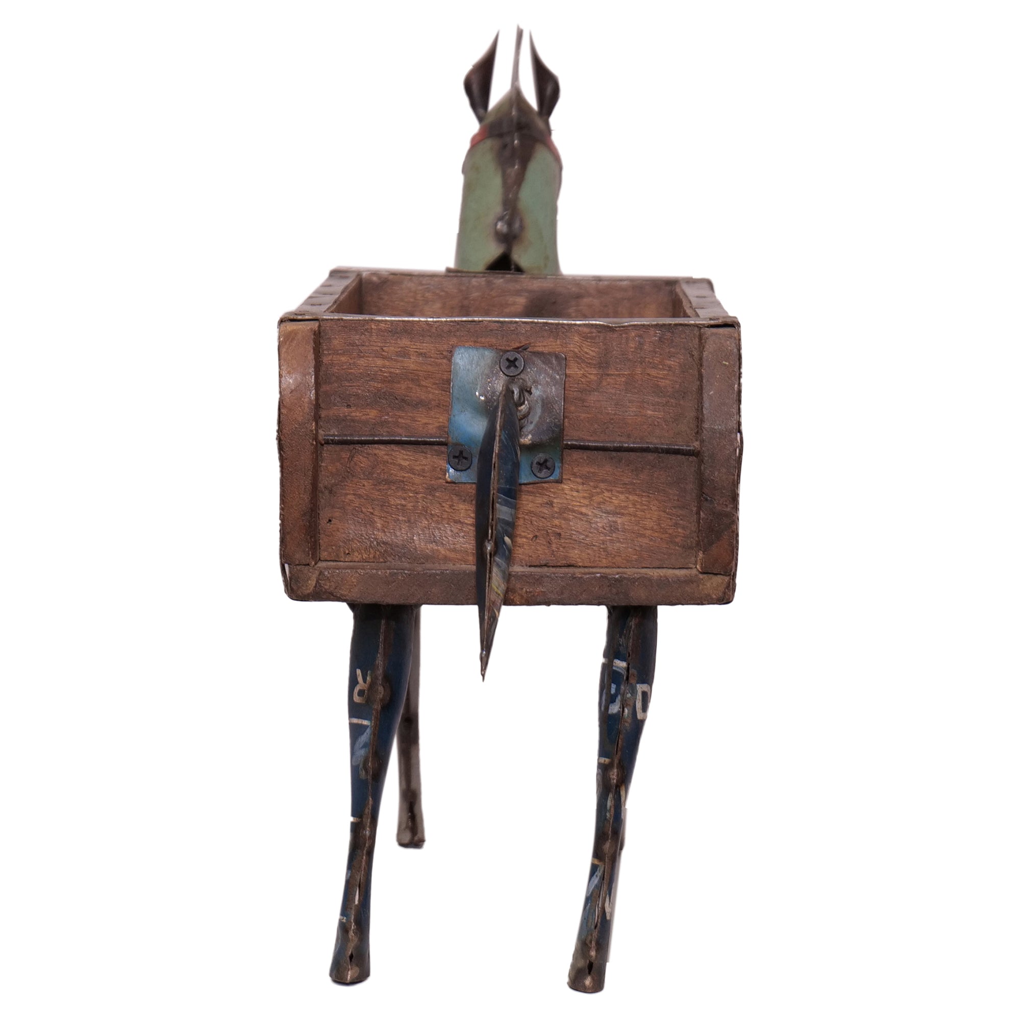 Rustic Vintage Horse Brick Mould Planter / Storage Box