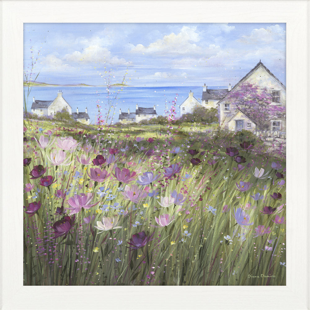 Summer Afternoon - Framed Print 82 x 82 cm