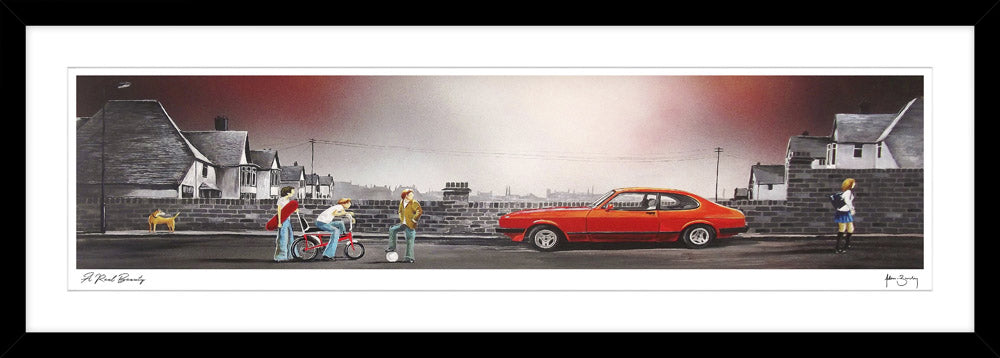 A Real Beauty - Framed Print 93 x 33 cm