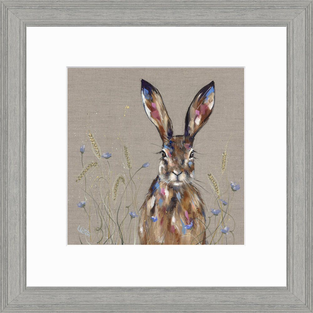 Hare & Barley - Framed Print 35 x 35 cm