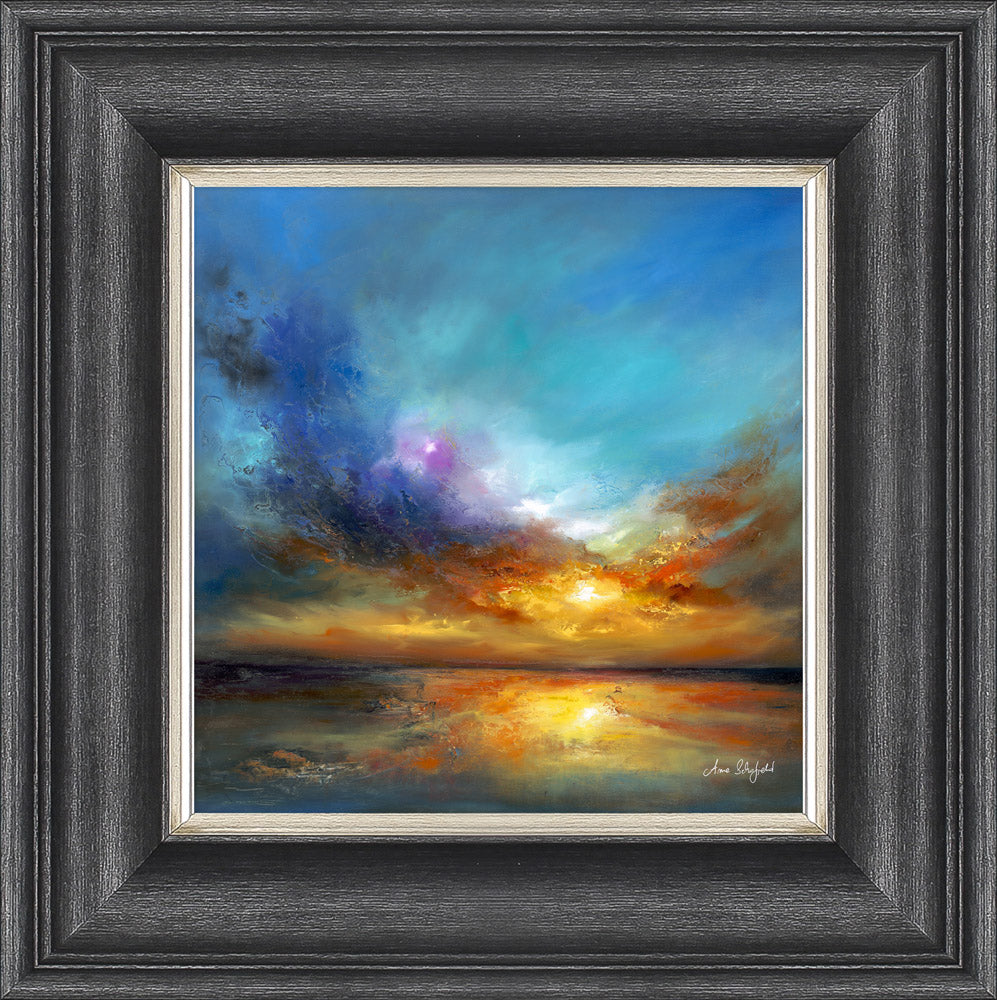 Amazing Sunset - Framed Print 46 x 46 cm