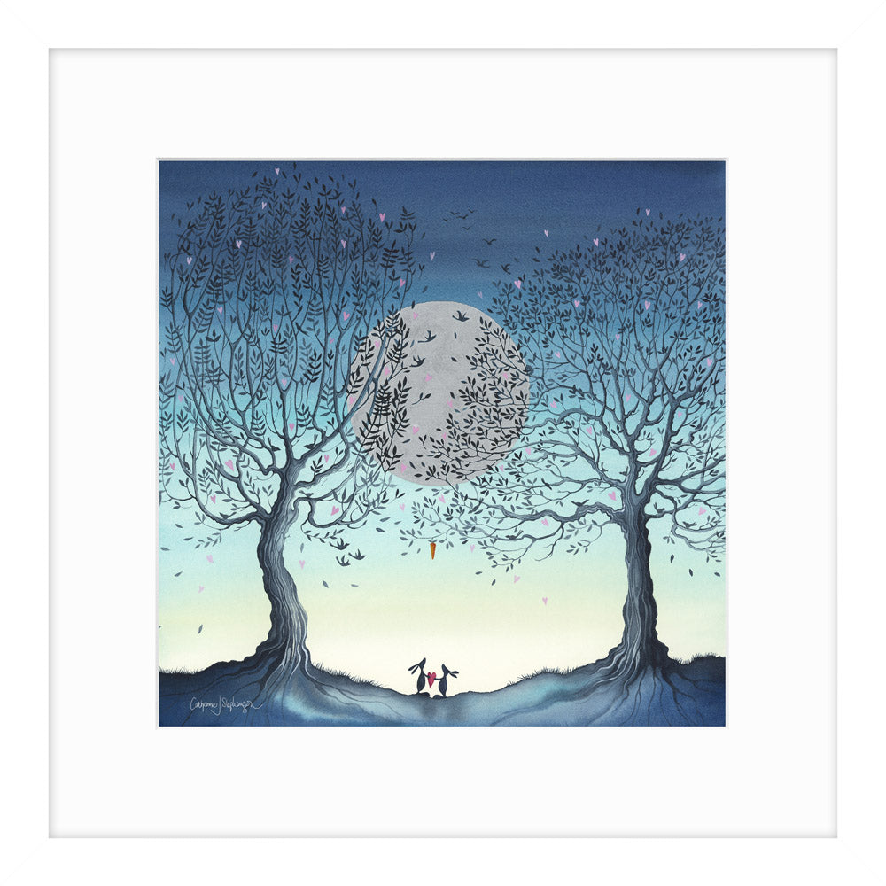 Hope Moon II - Framed Print 43.5 x 43.5 cm