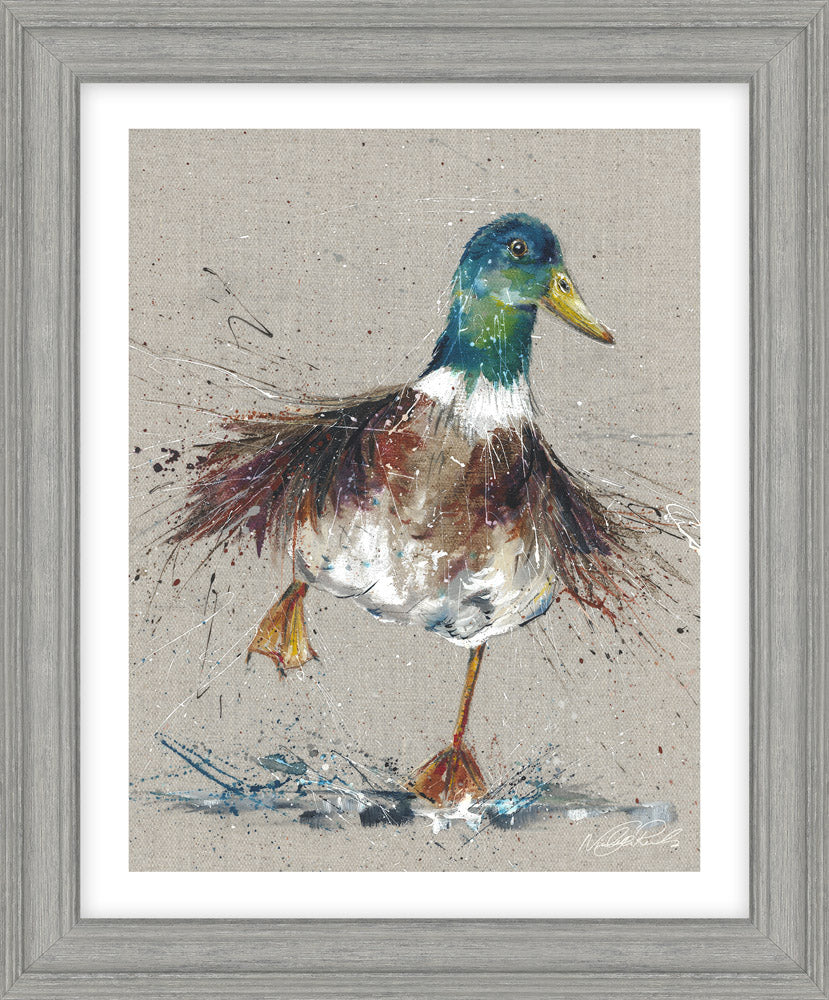 Splish Splash - Framed Print 28 x 34 cm