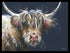 Highland Moo - Framed Print 104.5 x 78.5cm