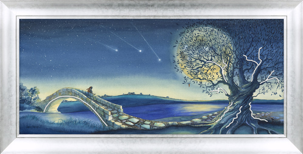 Over the Moon - Framed Print 112 x 57cm