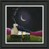 Midnight Pinks - Framed Print 49 x 49cm
