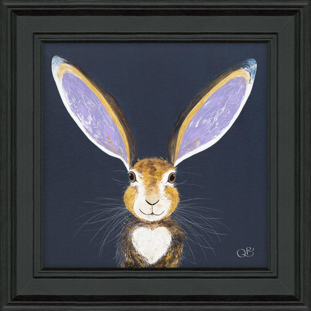 Poppet - Hand Framed Print 39cm x 39 cm