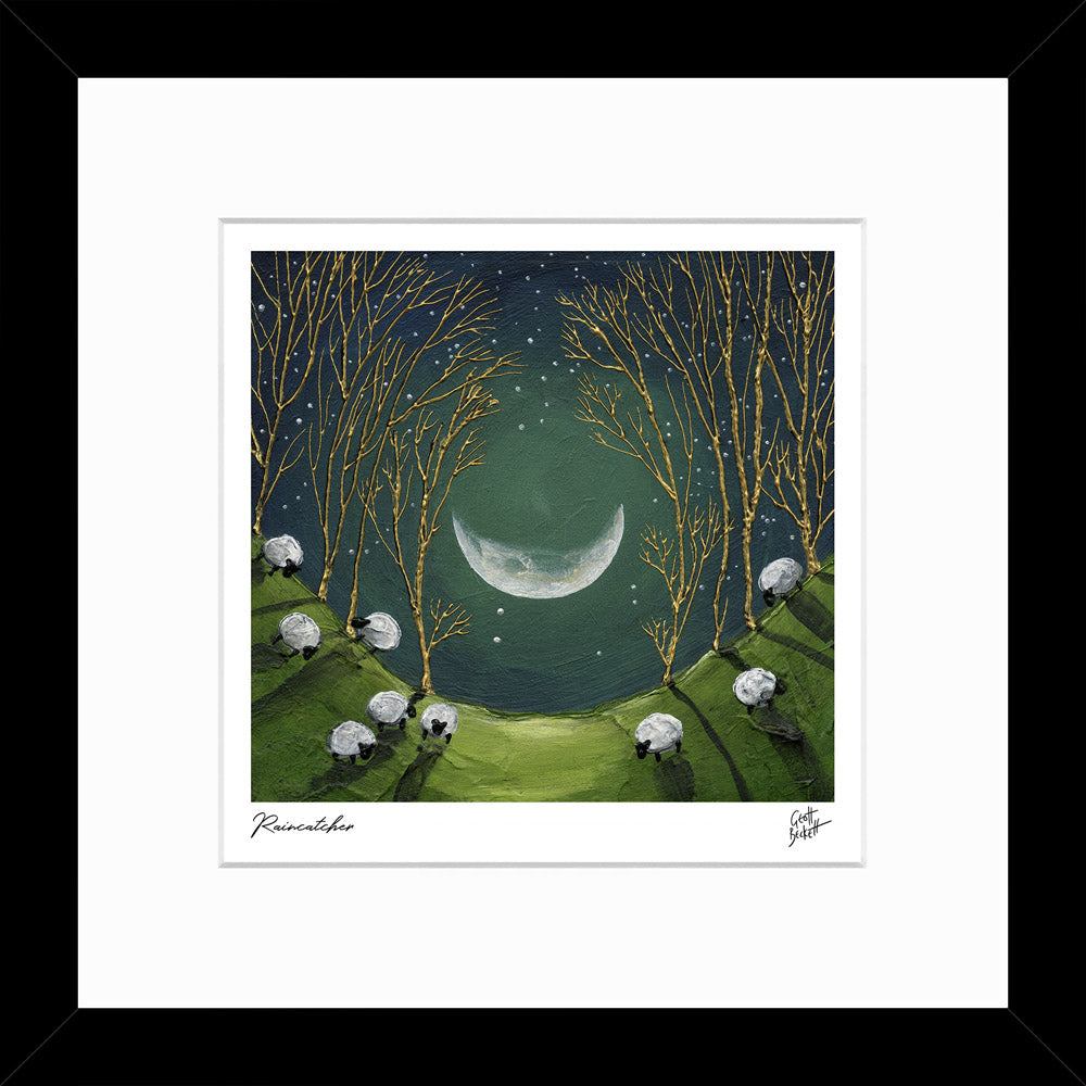 Raincatcher - Framed Print 33.5 x 33.5 cm