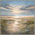 Sea Breeze Stroll - Framed Print 104 x 104 cm
