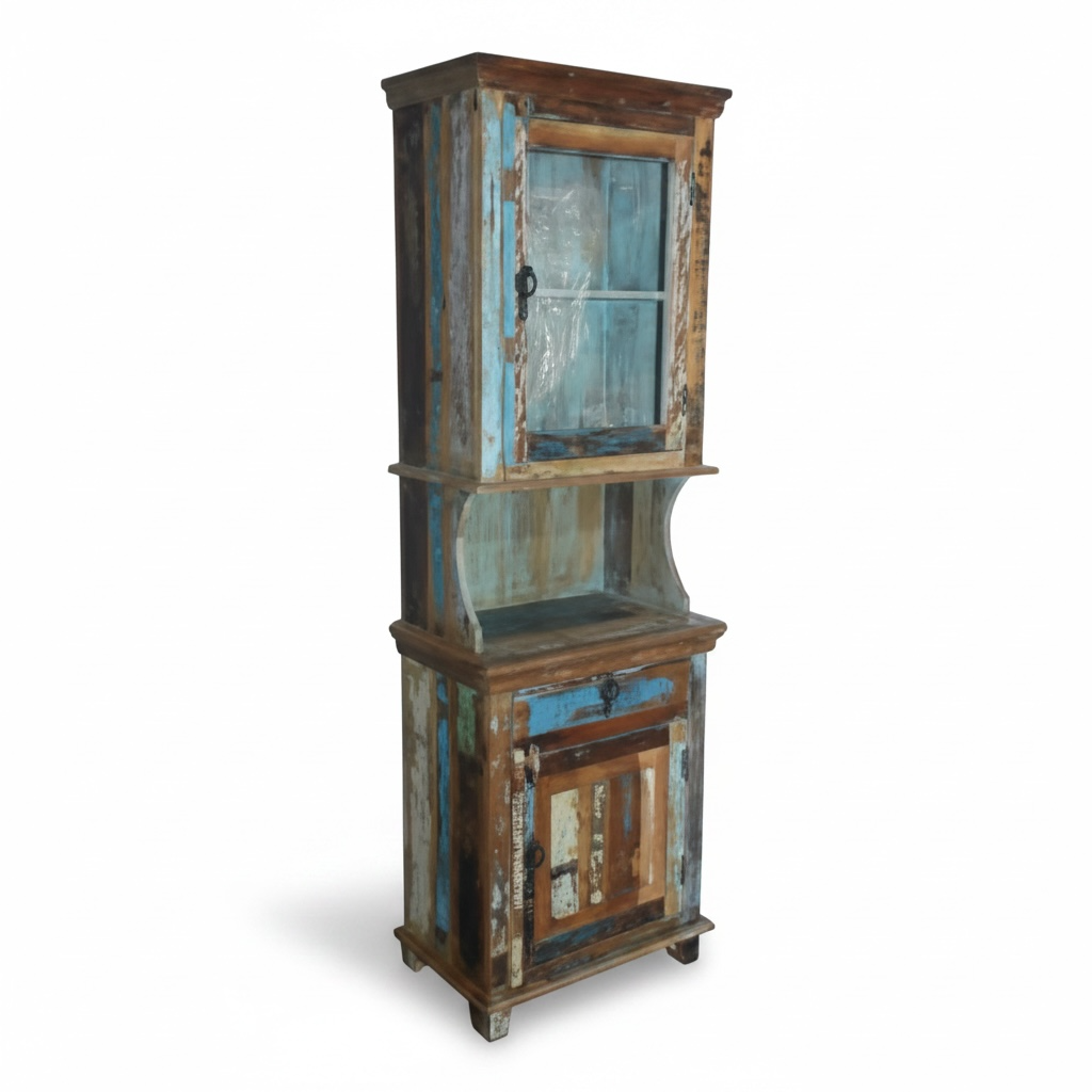 Marine Reclaimed Display Cabinet