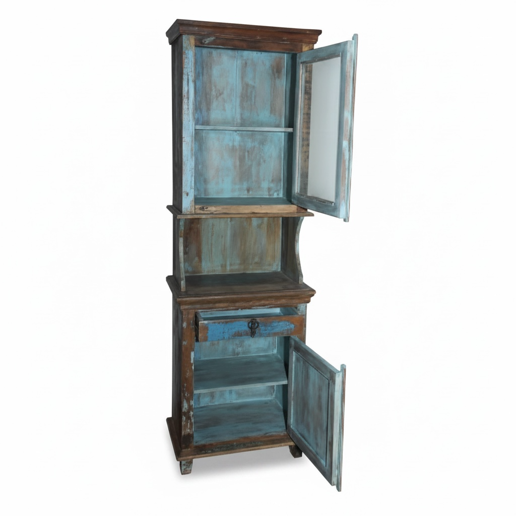 Marine Reclaimed Display Cabinet