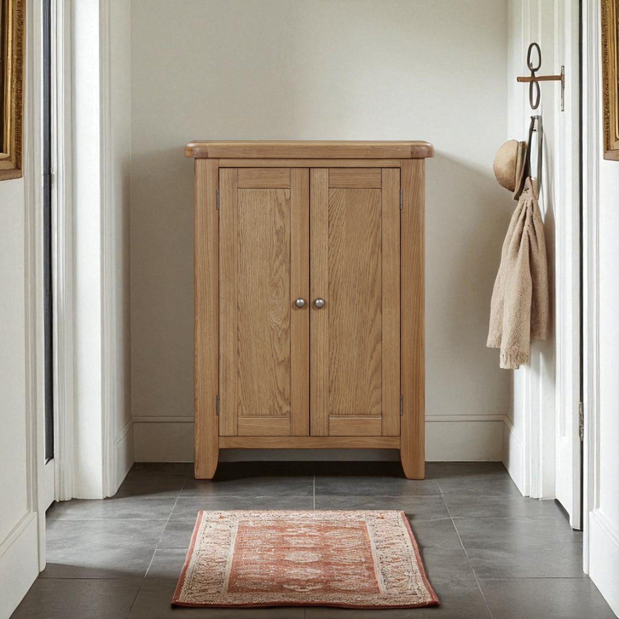 Hopwood Oak Shoe Cupboard