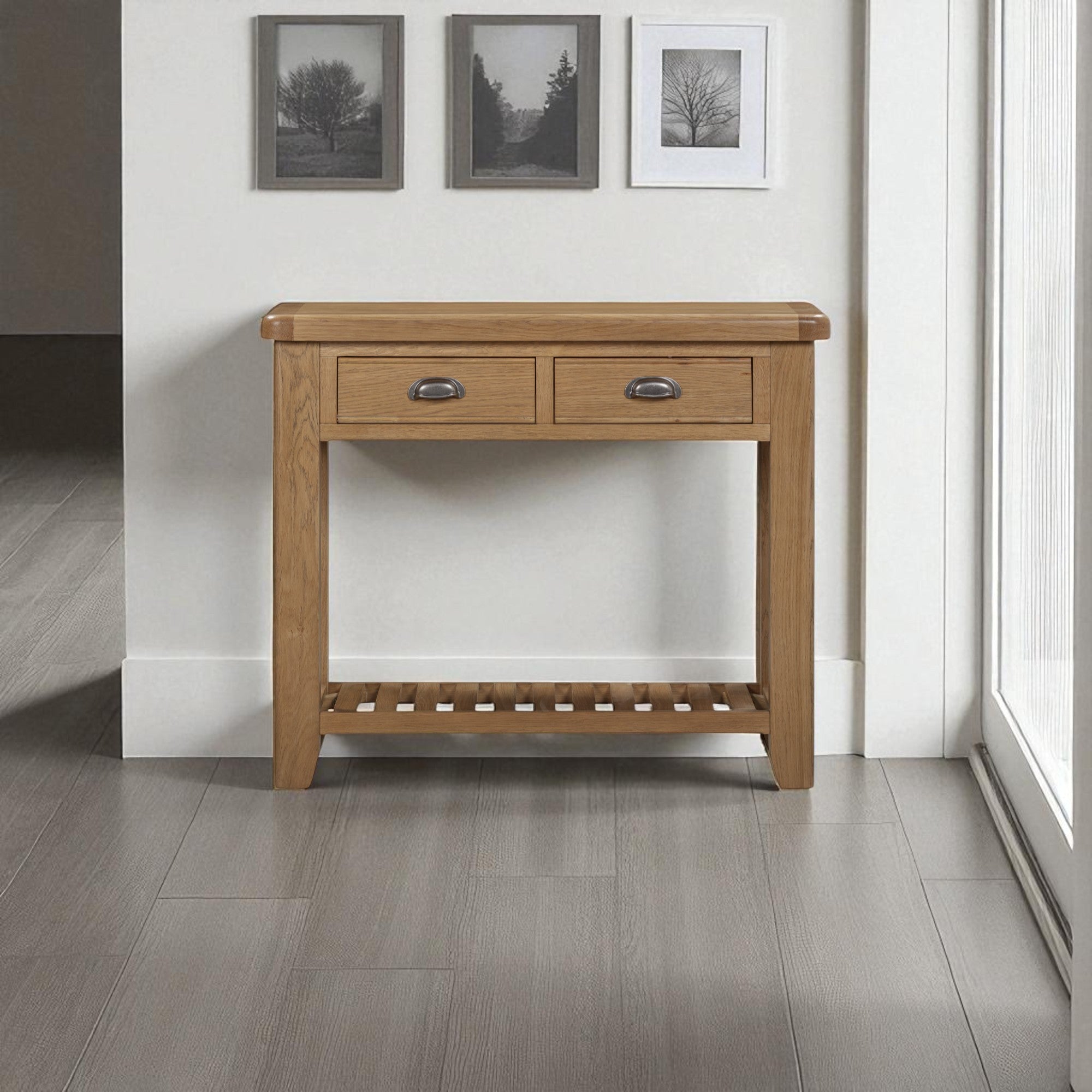 Hopwood Oak Console Table