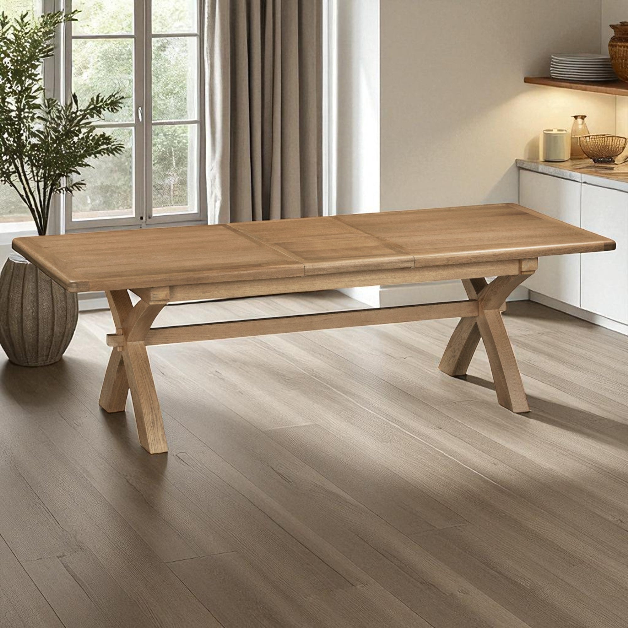 Hopwood Oak Extending Dining Table 2m - 2.5m