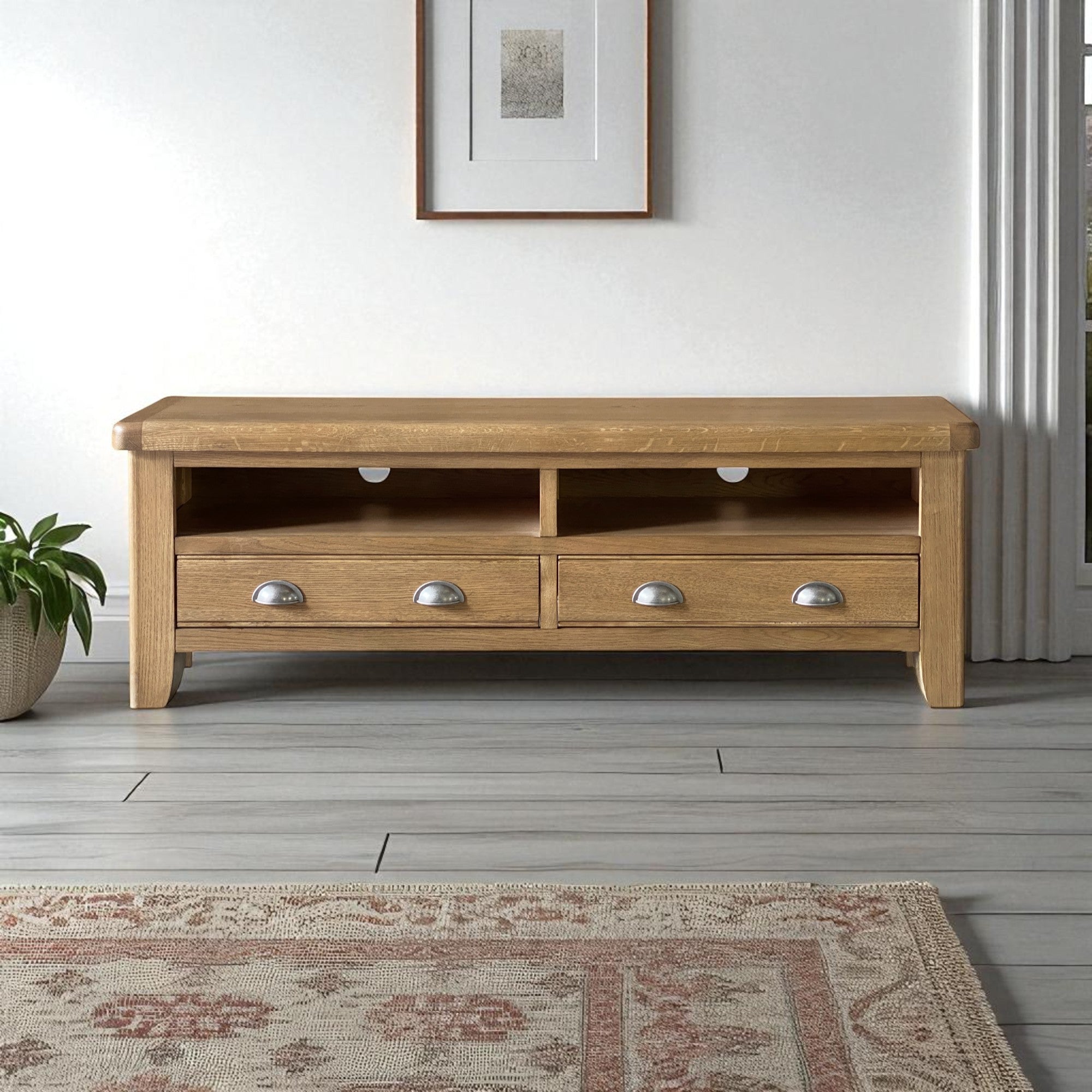 Hopwood Oak Large TV Unit