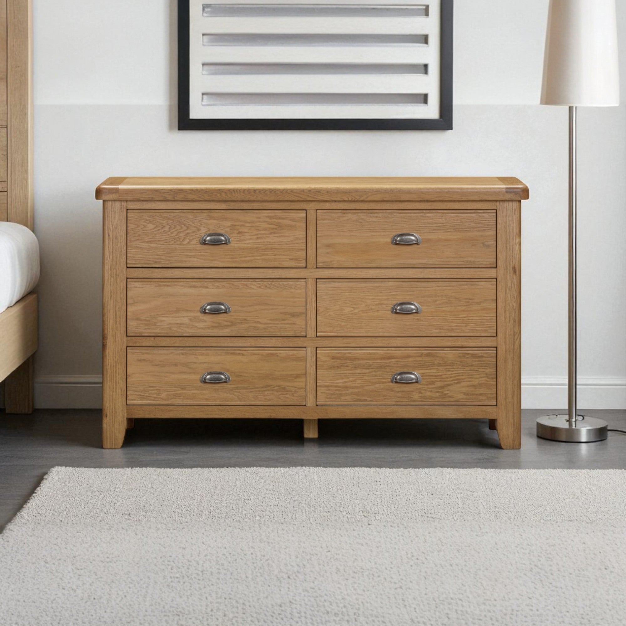 Hopwood Oak 6 Drawer Chest