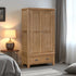 Hopwood Oak Wardrobe with 2 Doors and 1 Drawer