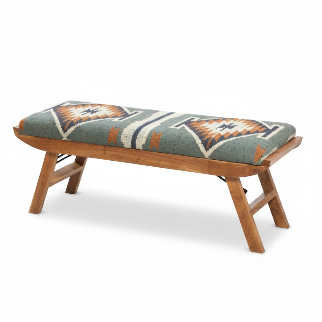 Kilim Folding Bench