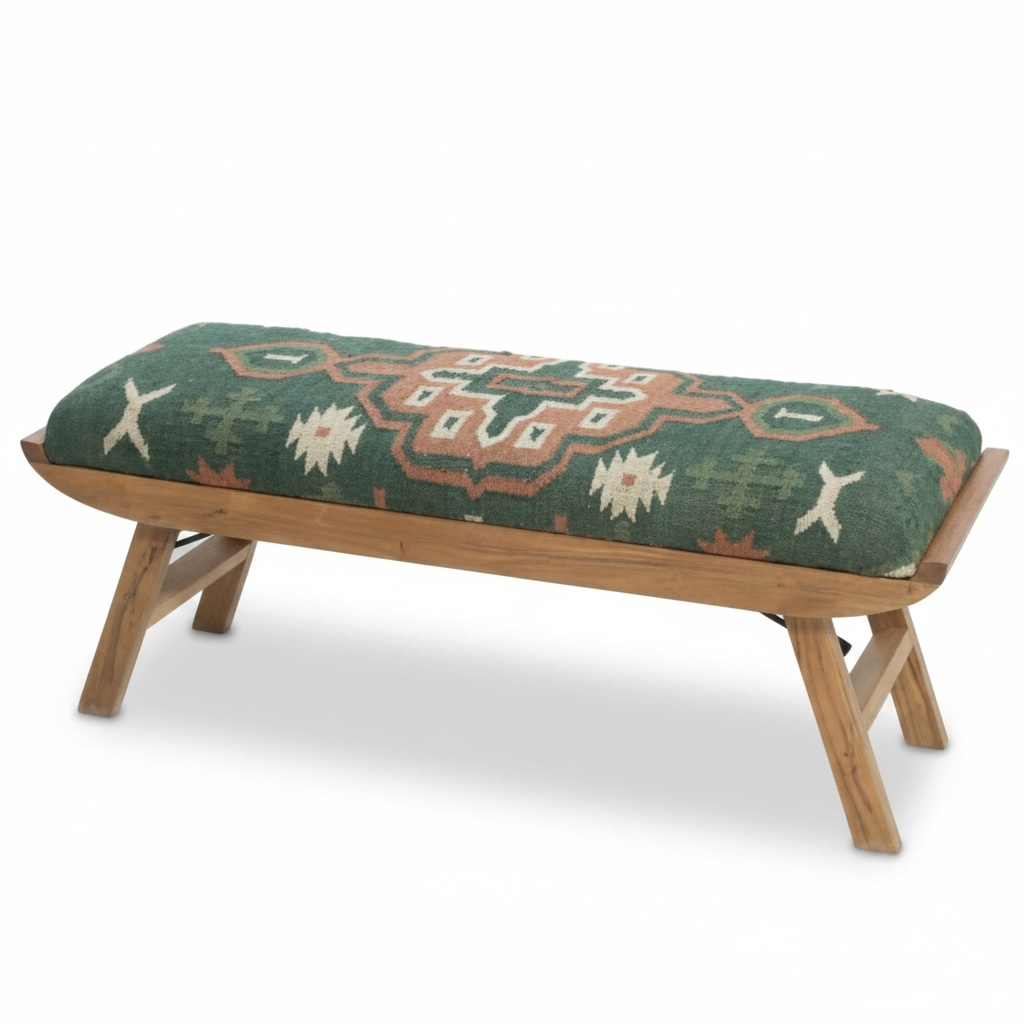Kilim Folding Bench