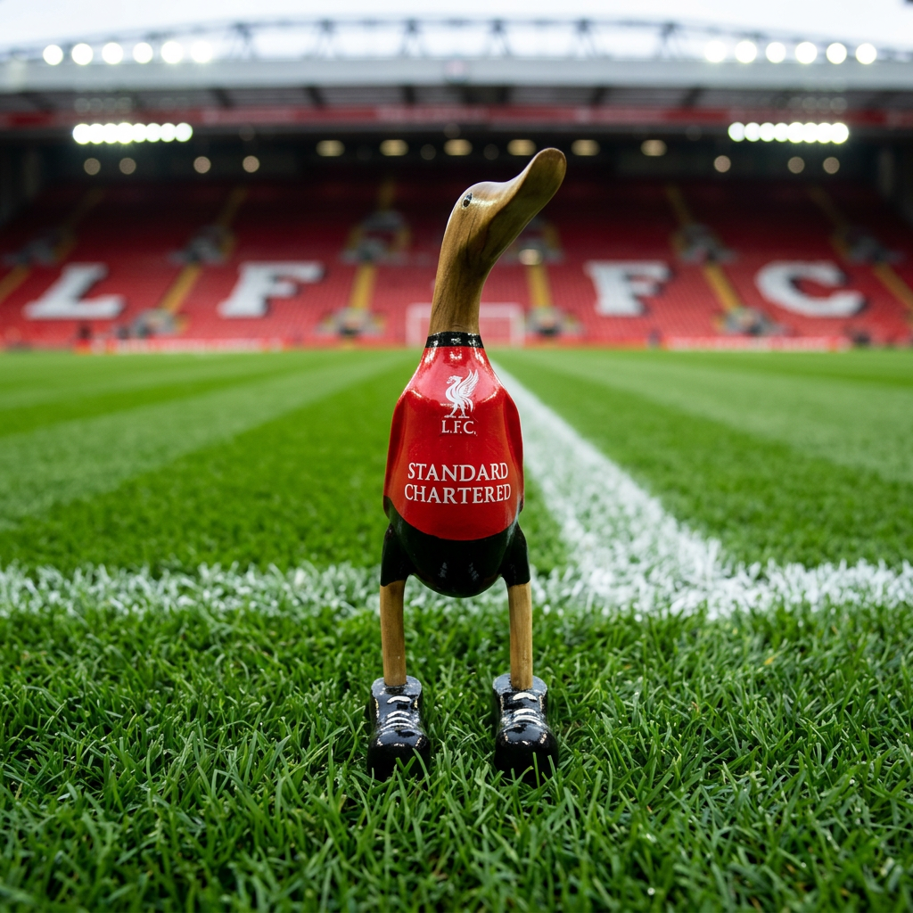 Liverpool Football Duck Figurine