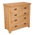 Melbourne Natural Oak 2 over 3 Chest on white background. Available from A Quirky Corner Banbury