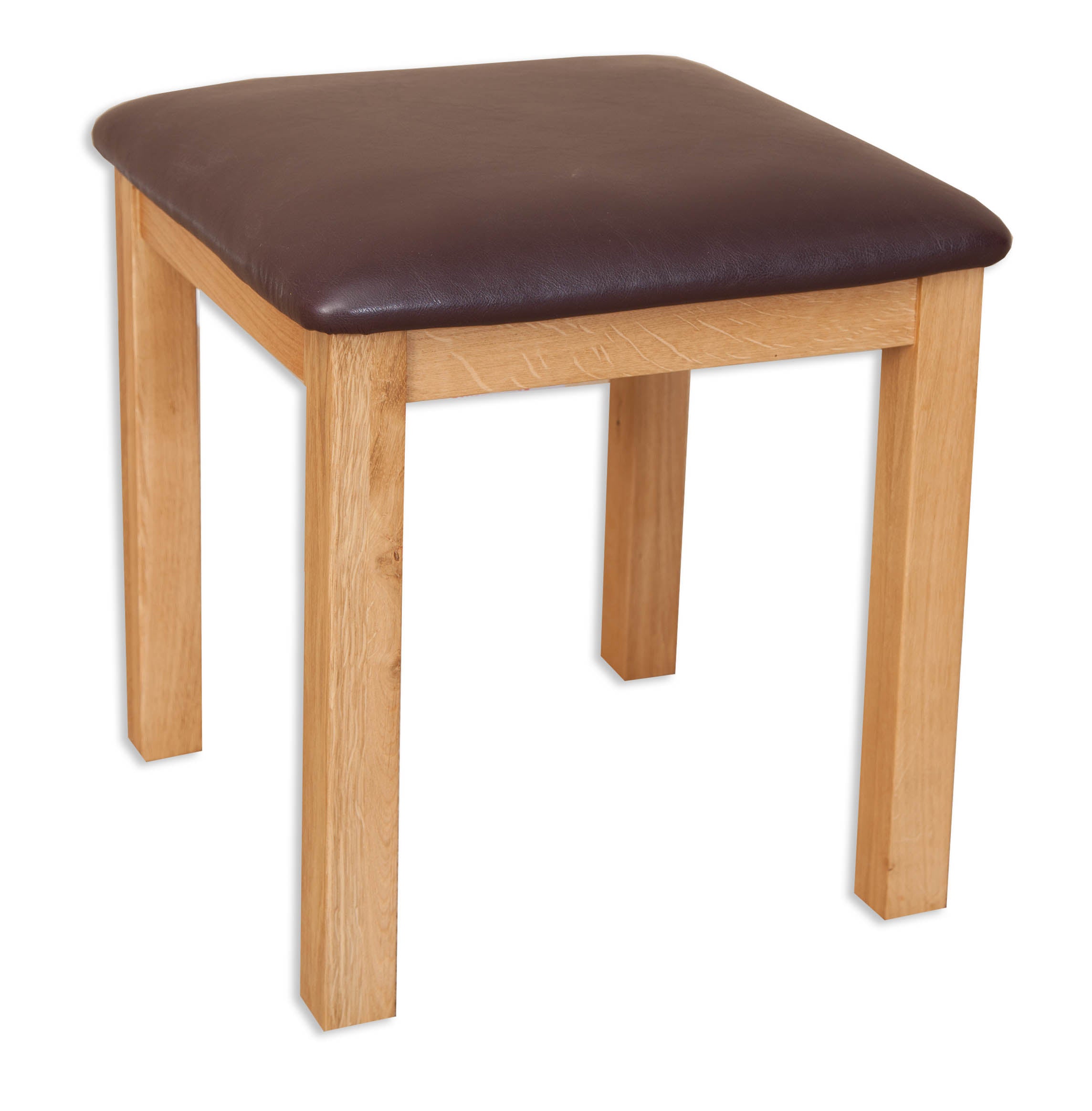 Melbourne Natural Oak Dressing Table Stool