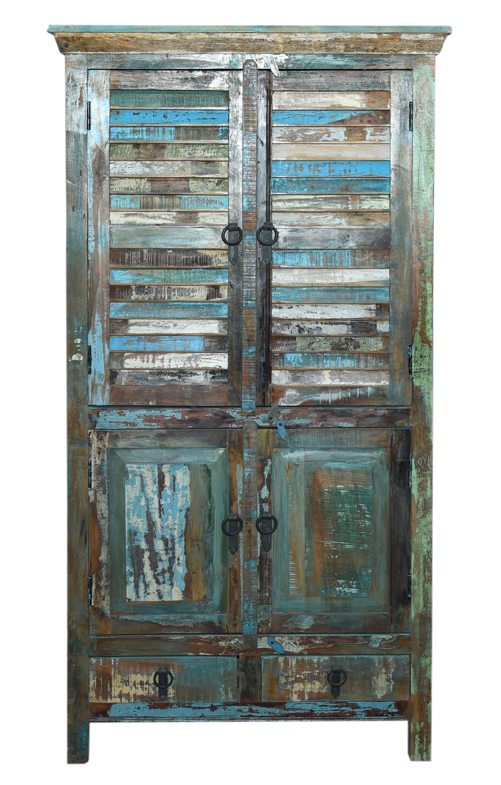 Marine Reclaimed Tall 2 Door Unit