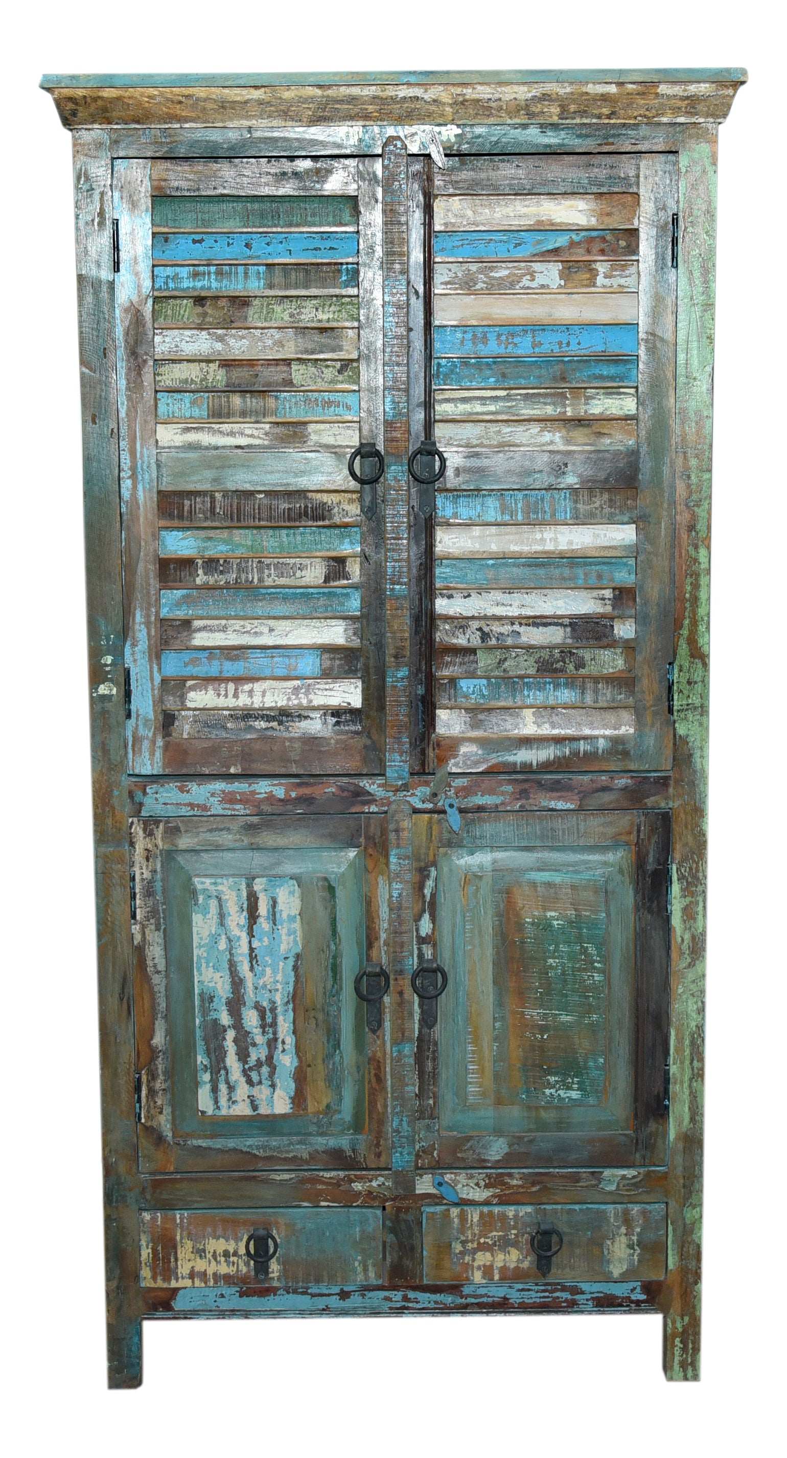 Marine Reclaimed Tall 2 Door Unit