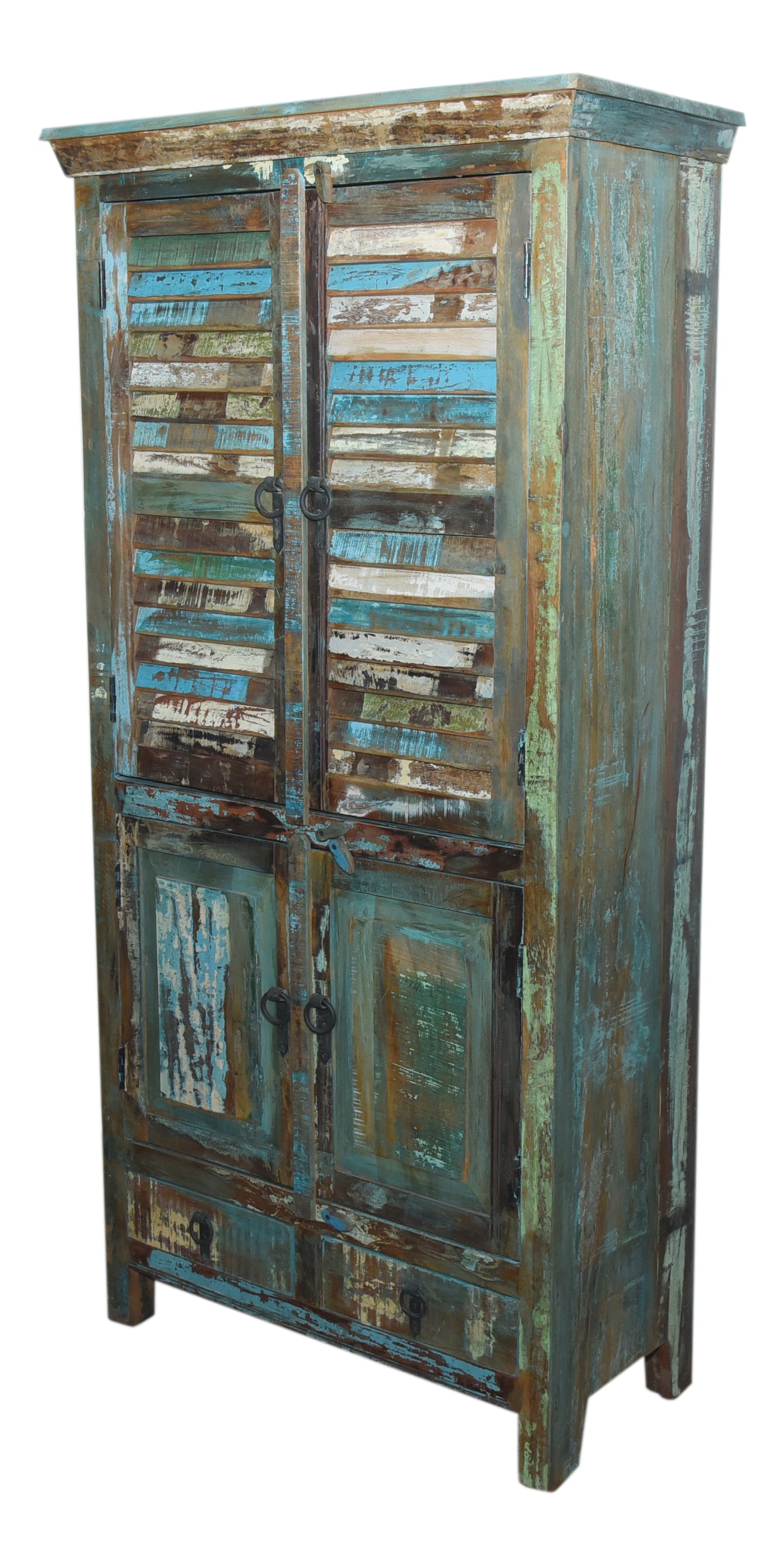 Marine Reclaimed Tall 2 Door Unit