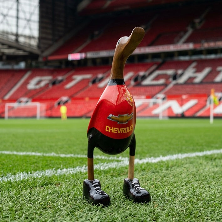 Manchester United Football Duck Figurine