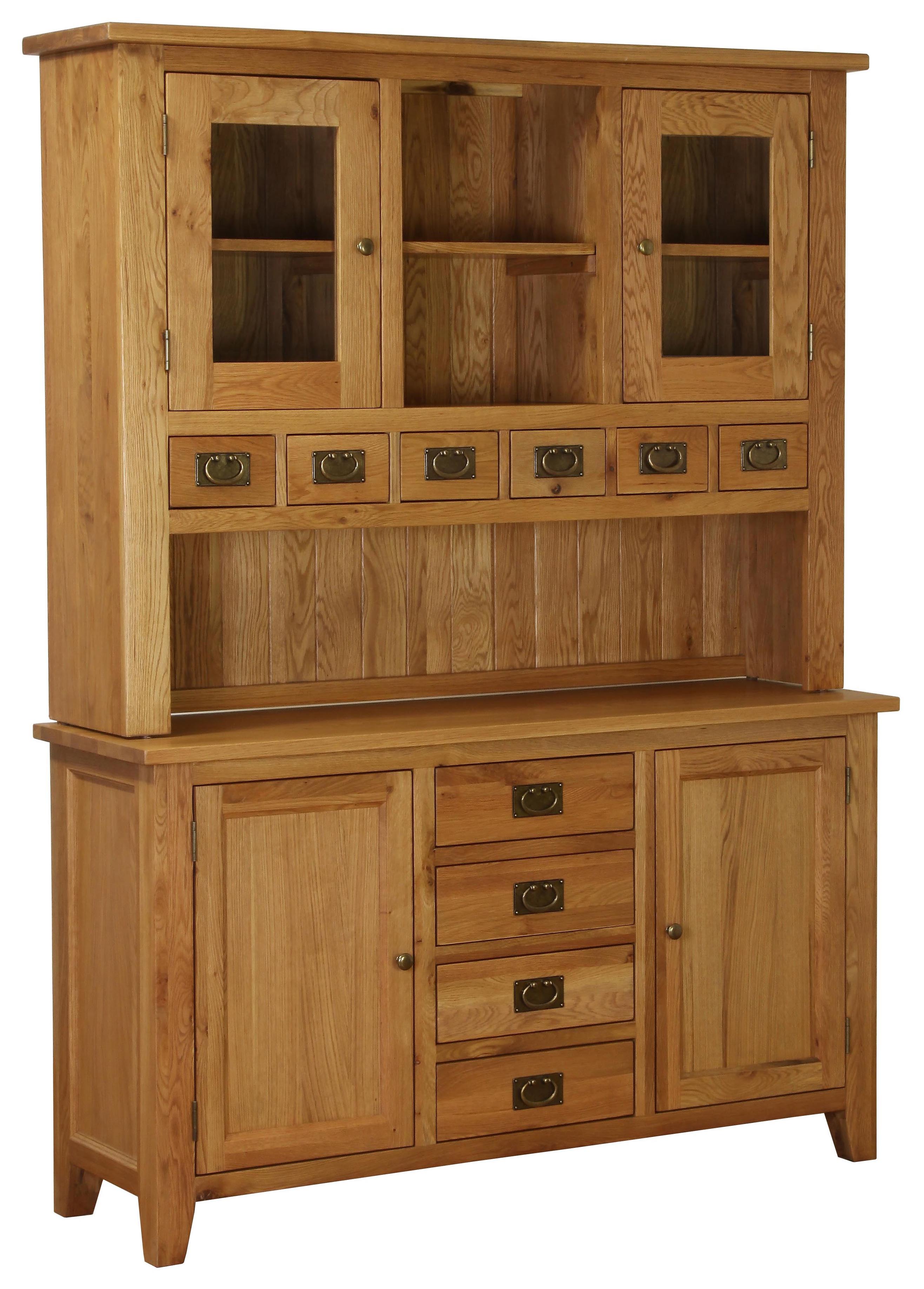 Vancouver Oak 2-Door 4-Drawer Buffet