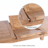 Vancouver Oak Extending Dining Table 1.4m - 1.8m