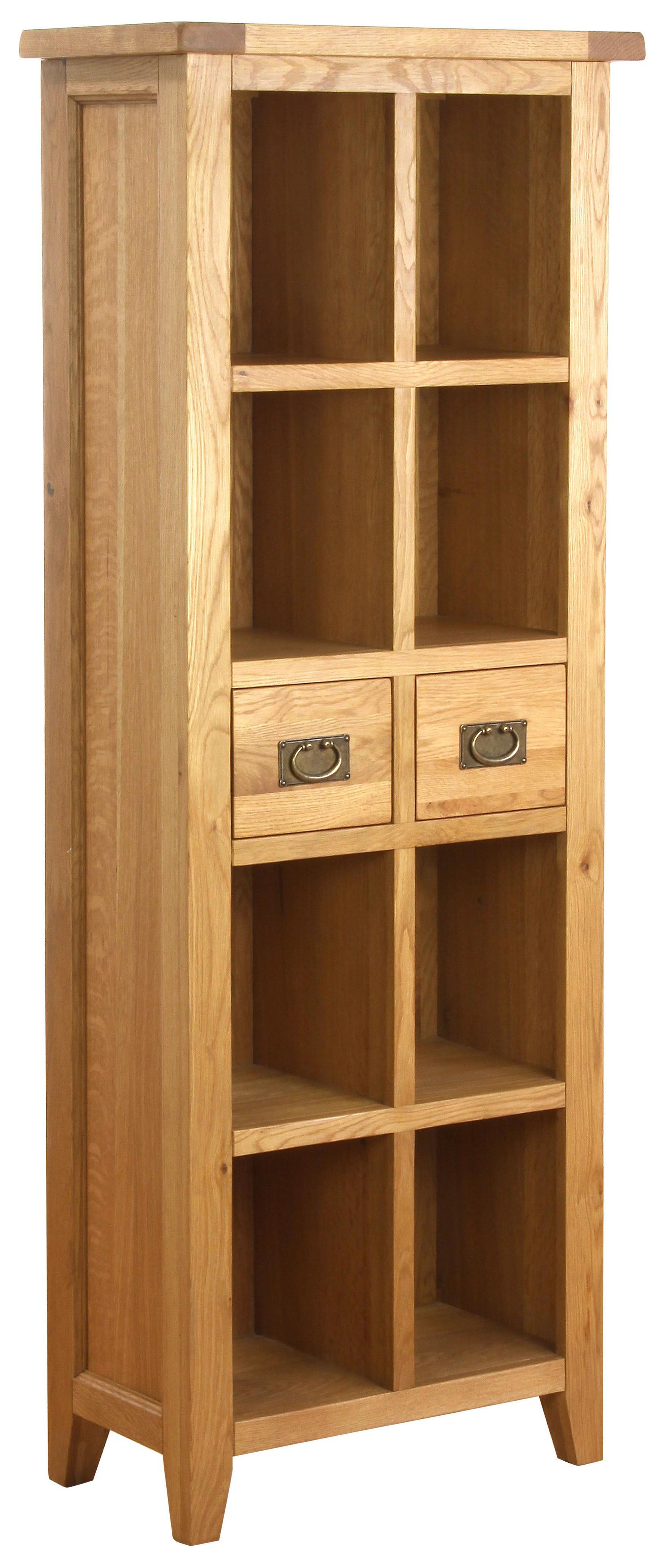 Vancouver Oak 2-Drawer Bookcase