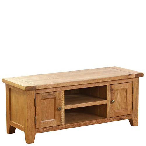 Vancouver Oak TV Unit with 2 Doors and Shelf
