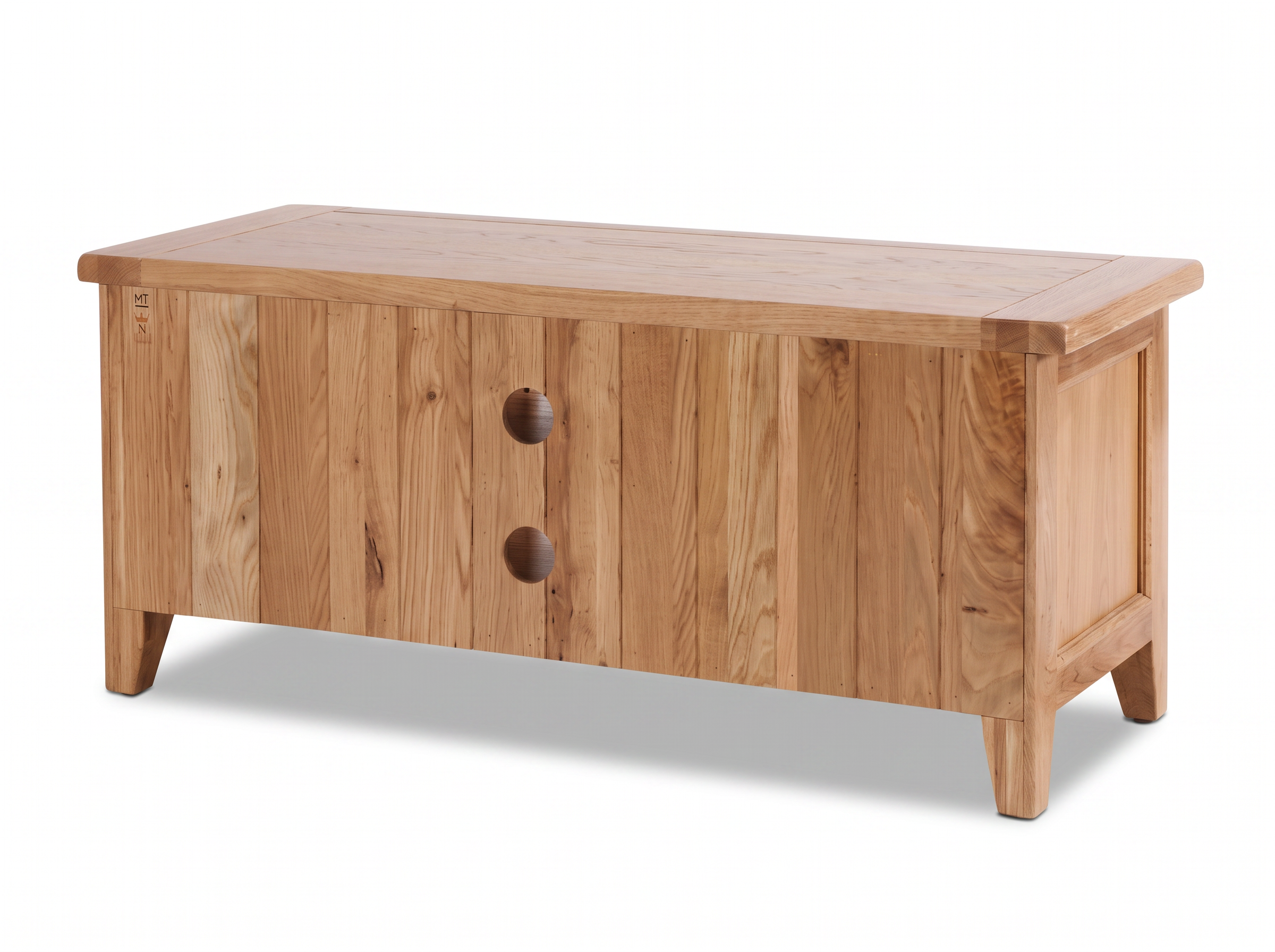 Vancouver Oak TV Unit with 2 Doors and Shelf