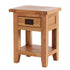 Vancouver Oak 1-Drawer Bedside Table with Shelf