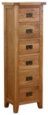 Vancouver Oak 6-Drawer Tall Chest