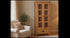 Vancouver Oak 1-Drawer 2-Door Glazed Display Cabinet