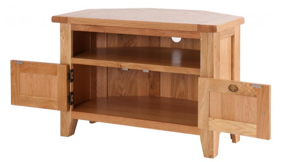 Vancouver Oak Corner TV Unit