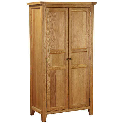 Vancouver Oak Full Hanging Wardrobe