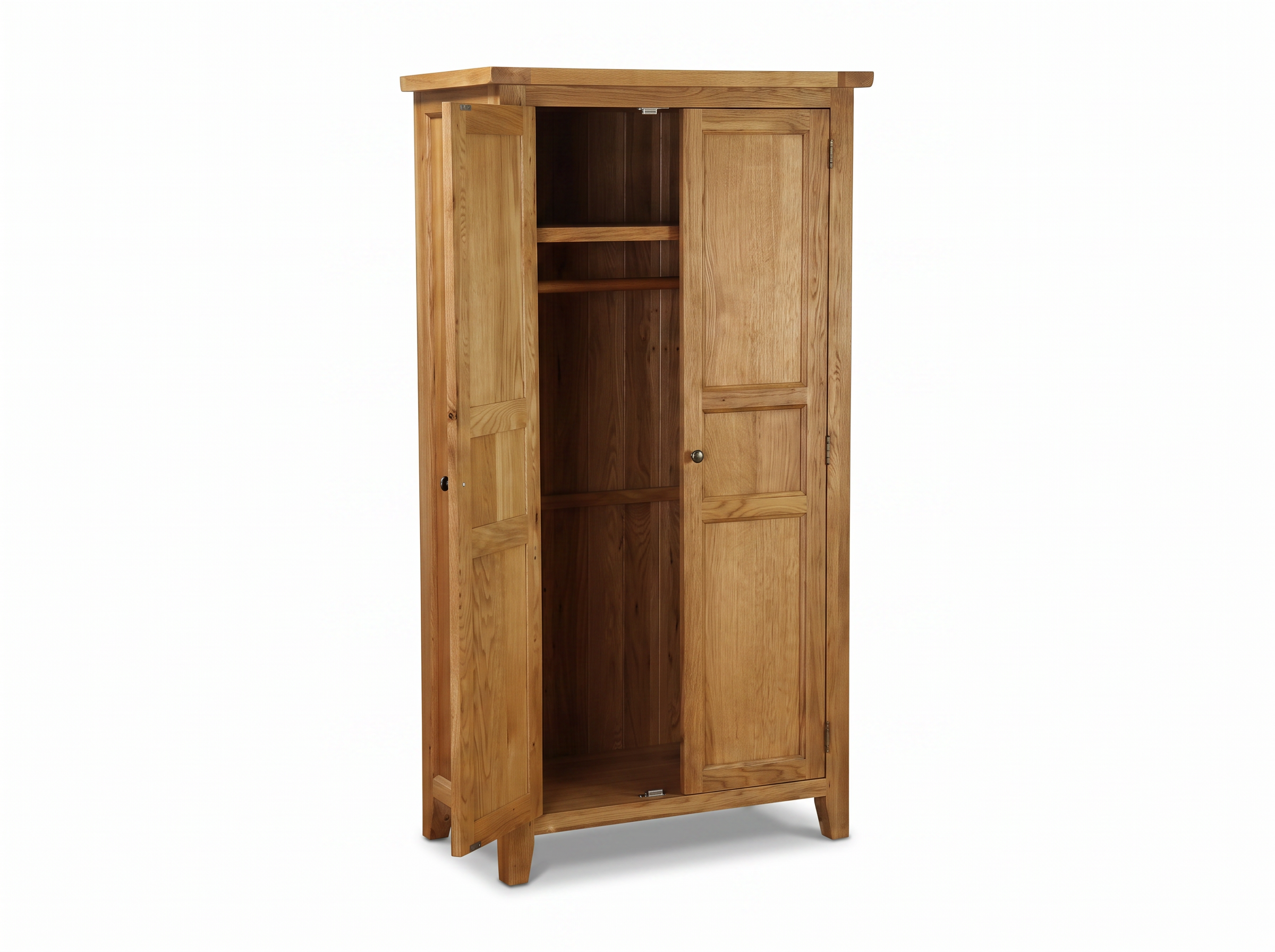 Vancouver Oak Full Hanging Wardrobe